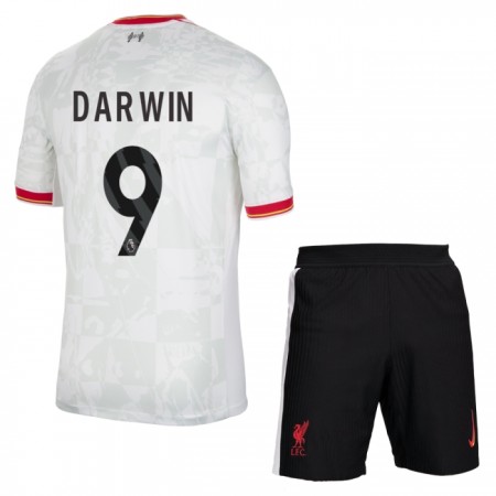 Fotbalový Komplet Liverpool Darwin 9 Dětské Alternativní 2024-25 Krátký Rukáv (+ trenýrky)